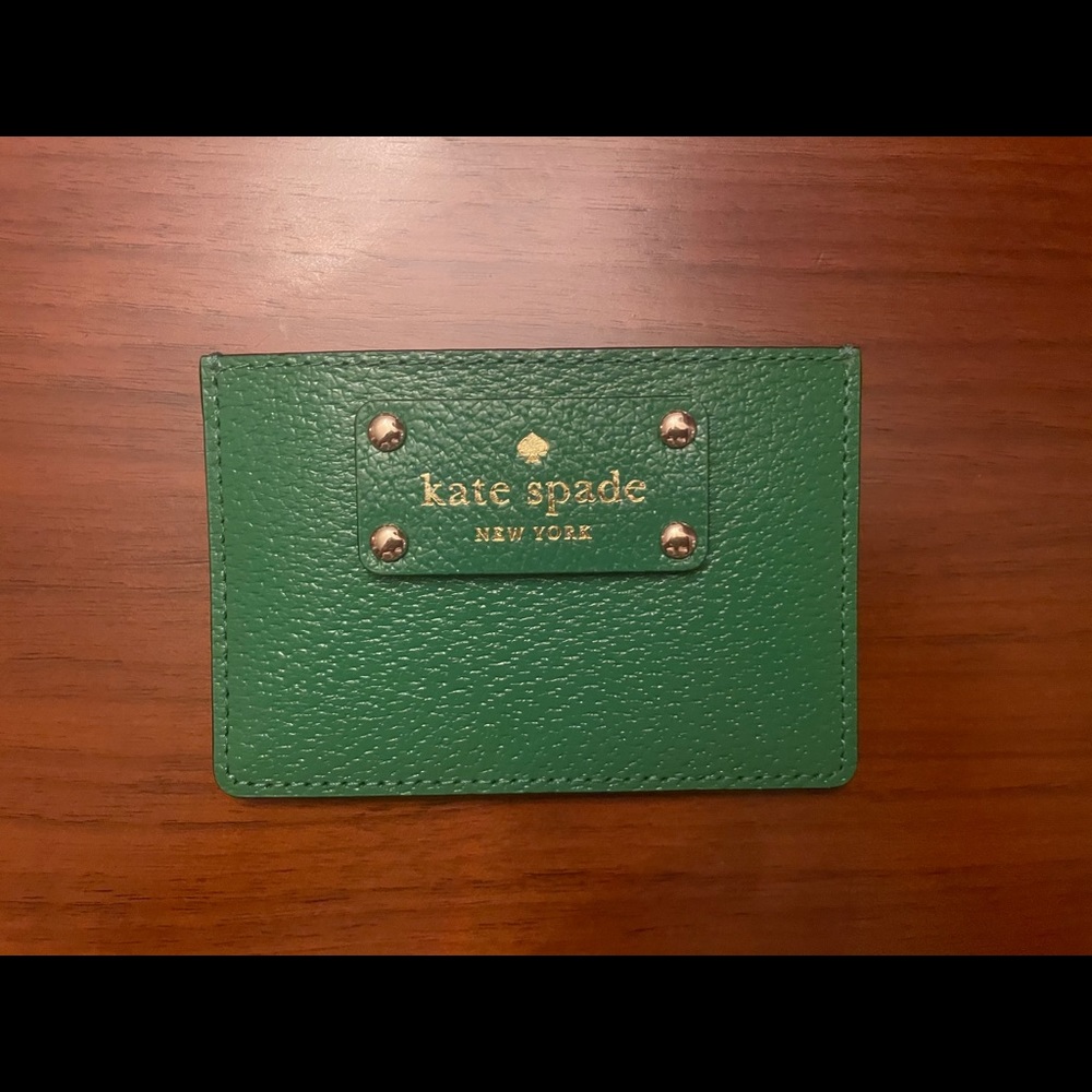 Brand New Kate Spade Green Card Holder